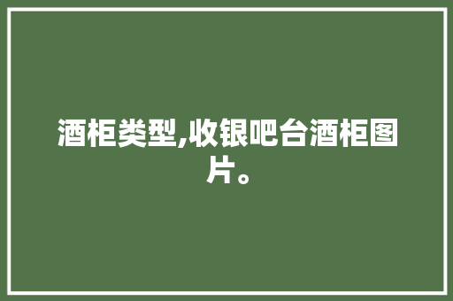 酒柜类型,收银吧台酒柜图片。 综合便民