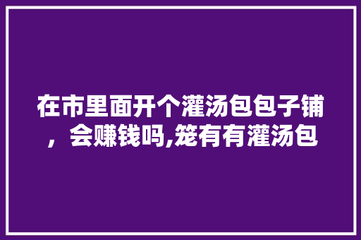 在市里面开个灌汤包包子铺，会赚钱吗,笼有有灌汤包加盟电话。 锻炼方法